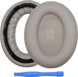 MMOBIEL Vervangende Oorkussens Geschikt voor Bose QuietComfort Ultra Wireless Noise Cancelling Hoofdtelefoons – Memory Foam en Protein PU Koptelefoon Oorkussens - Noise Isolation Earpads – Zandsteen — thumbnail 1
