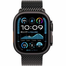 Apple Watch Ultra 2 GPS + Cellular 49mm Black Titanium Case with Black Titanium Milanese Loop - L — thumbnail 1