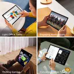 DOOGEE TAB E3 Pro - Tablet - Android 15 tablet - 32GB RAM + 256GB ROM(2TB TF) - 13 inch+ 90Hz- 4G LTE - Octa-Core Helio G100 - 11000mAh/18W - Gemini AI - 13MP + 8MP Camera - 7,9 mm Ultradun Design - Gezichtsherkenning - 5G Wi-Fi - Zwart — thumbnail 4