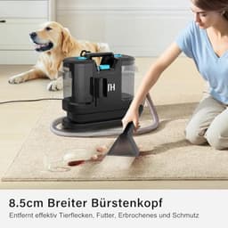 Waszuiger en tapijtreiniger met sterke zuigkracht en dierenhaarborstel — thumbnail 5