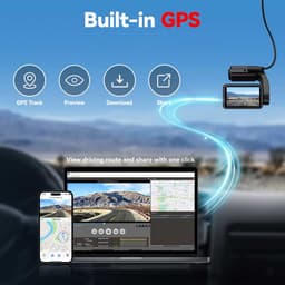 Redtiger F4 Pro 4K Touch Wifi Gps 2CH 128gb dashcam - Sony Starvis 2 sensor - 2,2 inch touchscreen Lcd - Wifi - Gps - Parkeermodus - 4K + Full HD resolutie - 128gb Micro SD kaart - dashcam voor auto — thumbnail 4