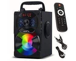 Draagbare Bluetooth luidspreker met 11W output vermogen, radio en USB-aansluiting