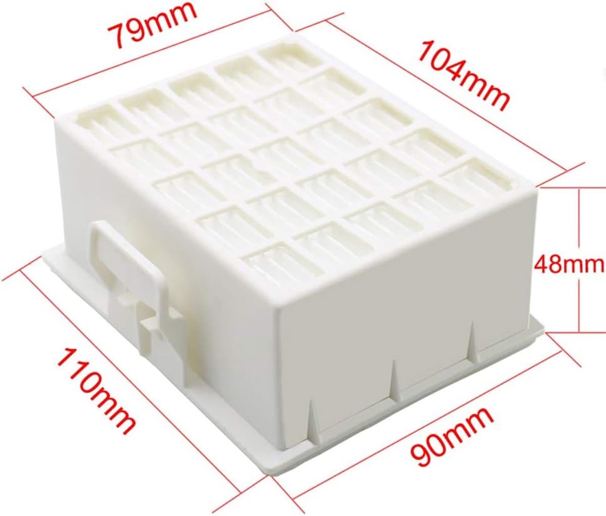 2-delige HEPA Filterset (BBZ156HF) - Geschikt voor Bosch GL-40 GL-10 00576833 Stofzuigers — afbeelding 1