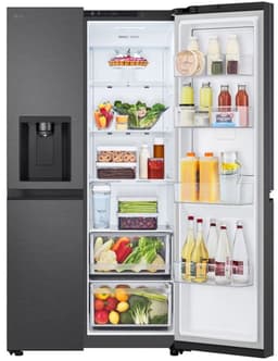 LG GSJC41EPPE, Vrijstaand, Amerikaanse deur, Zwart, Metallic, 2 deur(en), LED, Binnenin — thumbnail 3