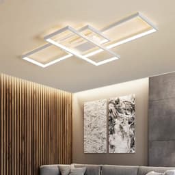 Dimbare LED-plafondlamp met afstandsbediening voor woonkamer en slaapkamer – Creatief en energiebesparend ontwerp — thumbnail 5