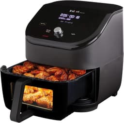 Digitale heteluchtfriteuse, 5,7 liter, 6-in-1 smart-programma's, 1700 W, met kijkvenster, zwart — thumbnail 1