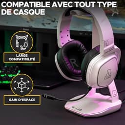 Gaming Headset Stand met RGB Verlichting - Universele Hoofdtelefoonhouder voor PC, PS5, PS4 en Xbox — thumbnail 5