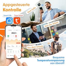 Wifi Radiatorthermostaat met Smart App Bediening - Bespaar Energie en Kosten — thumbnail 2
