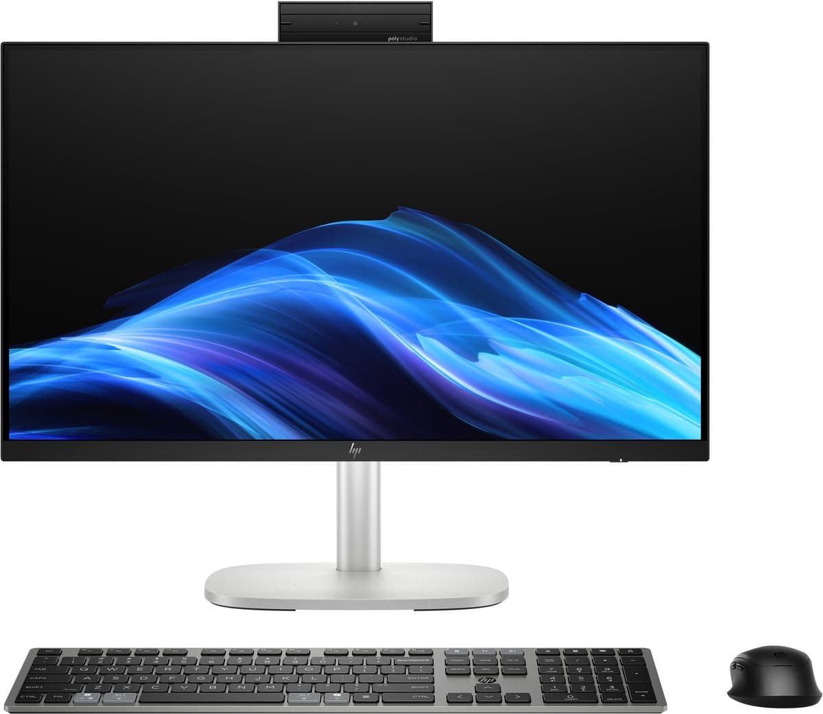 "HP EliteStudio 8 G1i 23.8 AI Intel Core Ultra 5 235 60,5 cm (23.8"") 1920 x 1080 Pixels Alles-in-��n-pc 16 GB DDR5-SDRAM 512 GB SSD Windows 11 Pro Wi-Fi 7 (802.11be) AI PC Zilver" — afbeelding 1