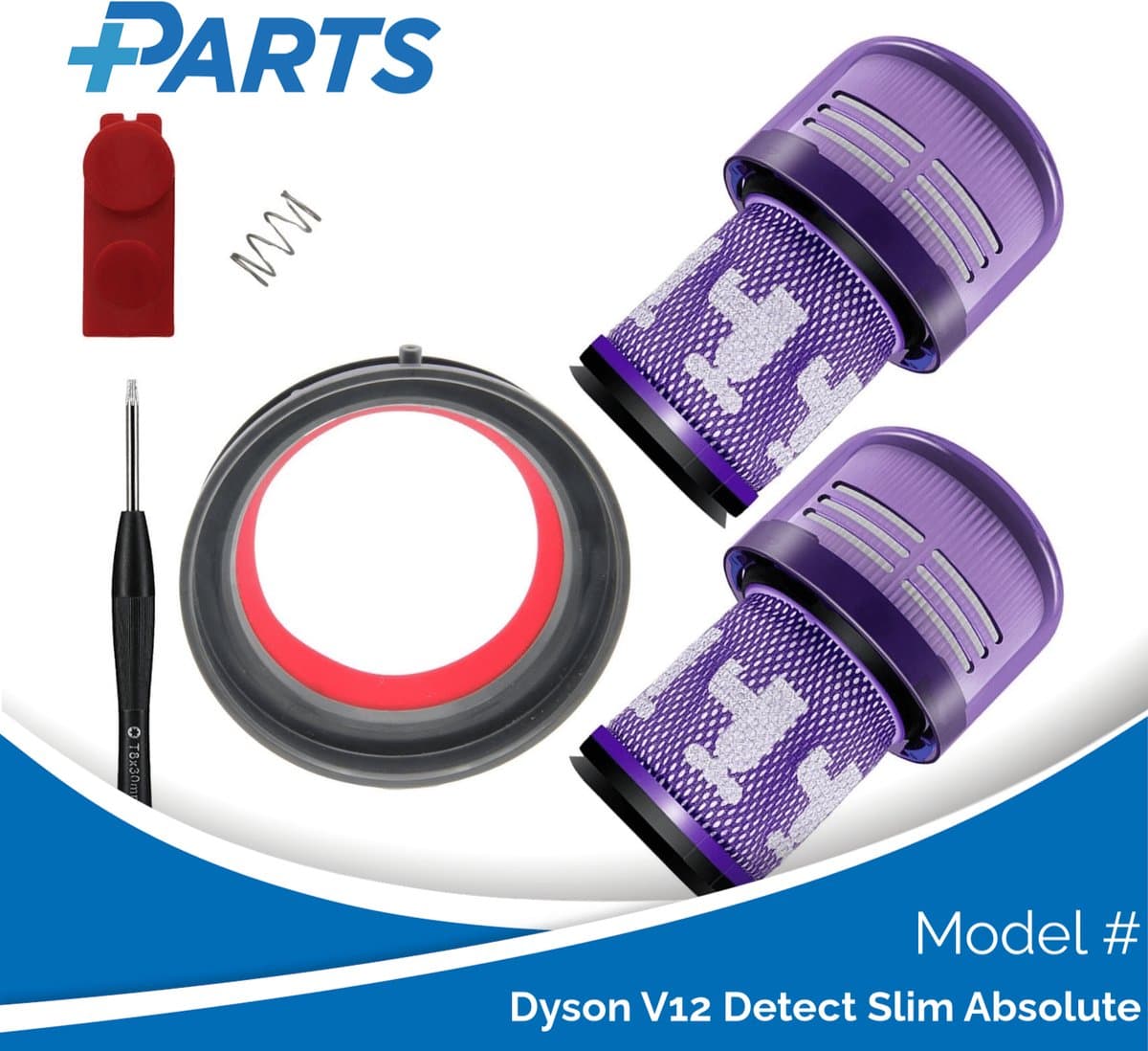 Dyson V12 Detect Slim Absolute Onderhoudsset (Plus.Parts® alternatief voor 971517-01) — afbeelding 1