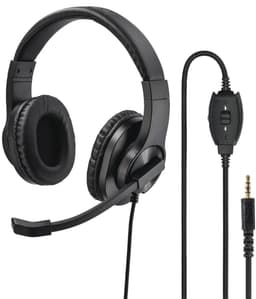 PC-Office-headset HS-P350, stereo, zwart — thumbnail 1