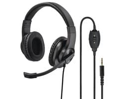 PC-Office-headset HS-P350, stereo, zwart
