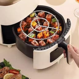 Home & Marker - Airfryer Grillset - 24 Spiesen - Voor 3-8L Airfryers - Antiaanbak RVS - AIRROAST — thumbnail 4