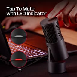HyperX SoloCast 2 - USB Gaming Microfoon – Plug & Play – Cardioïde – Zwart — thumbnail 5