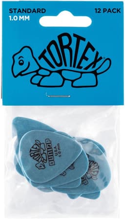 Dunlop Tortex Standard 1.00 Plectrum 12-Pack blauw - Plectra — thumbnail 1