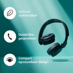 Philips TAH3209BK Bluetooth koptelefoon zwart — thumbnail 7