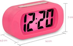 New Age Devi - Wekker - Digitaal - Snooze-functie - Nachtlicht - Roze — thumbnail 2