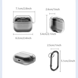 Beschermhoes Geschikt voor Samsung Galaxy Buds 3/Buds 3 Pro met karabijnhaak — thumbnail 2