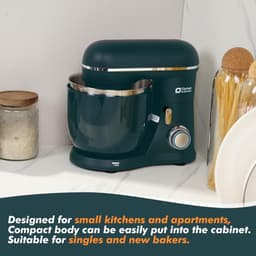 RFWR® Kleine keukenmachine met 10 snelheden en 2 kommen van 3,5 l - Compacte deegmachine voor kleine porties — thumbnail 2