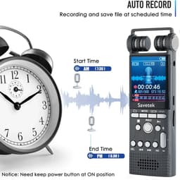DrPhone MIC3 - Professionele Digitale Spraak gestuurde Audiorecorder met OLED scherm - Auto Opname - 32GB Opslag - Opname 1536Kbps DSP Ruisonderdrukking — thumbnail 5