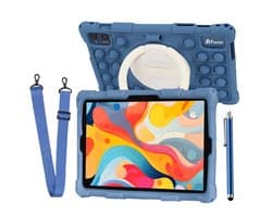ATouch Kindertablet Tab 10 Pro - Vanaf 3 jaar - Kinder Tablet - 10 Inch - Ouderlijk Toezicht - Tablet Kinderen - 6000 mAh Batterij - Kids Tablet - 128GB+64SD - Octa Core - Navy