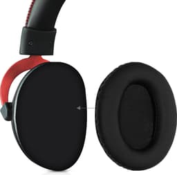kwmobile 2x oorkussens geschikt voor Kingston HyperX Cloud II 2 / Cloud III 3 / III S / 3S - Earpads voor koptelefoon in zwart — thumbnail 3