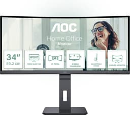 AOC CU34P3CV - Ultrawide Curved QHD VA 100Hz Monitor - 34 Inch — thumbnail 1