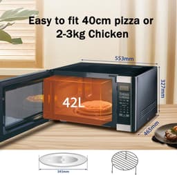 Combi-magnetron 42 liter met grill, ontdooifunctie en 11 vermogensniveaus — thumbnail 5