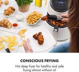 Heteluchtfriteuse met Digitale Touch Control en 8 Programma's - Compact en Gezond Frituren — thumbnail 2