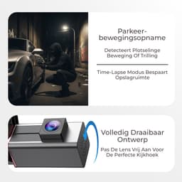 Dynabright Dashcam 4K – Incl. 32GB kaart - Met Achteruitcamera (1080p) – Nachtzicht – Dashcam Voor Auto - Wifi – GPS – Parkeermodus – Dashcams - 170° Groothoek – G-Sensor Noodvergrendeling — thumbnail 4