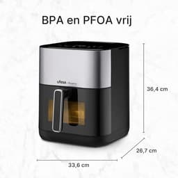 Dubbele Weerstands Air Fryer met Stoomfunctie - 6L, 1800W, 10 Voorgeprogrammeerde Programma's — thumbnail 2