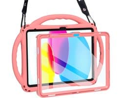 Kinderhoesje voor 10,9 inch iPad 10e generatie - Schokbestendig en kindvriendelijk met ingebouwde schermbeschermer