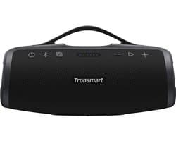 Tronsmart Mirtune S100 Bluetooth Speaker Portable Wireless Speaker with 50W Output, IPX7 Waterproof, APP Control, Built-in Powerbank & Retractable Handle, for Camping, Hiking, Halloween Gift