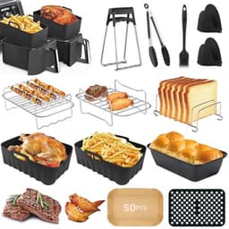 Airfryer Accessoires voor 7.6L-9.5L Heteluchtfriteuses - Silicone Vorm — thumbnail 1