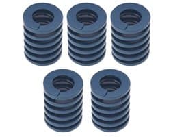 5 Stuks 3D Printer Compressie Lente voor Licht Belasting - 10mm ID, 20mm OD, 25mm Lengte