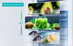 ETNA KCD4178ENF - Koel-vriescombinatie - Energielabel E - 35dB (A) - No Frost - Multi-Air Flow - CoolFresh - SmartZone - Super Cool - Fast Freeze - Inverter Compressor - ConnectLife - 252 Liter — thumbnail 17