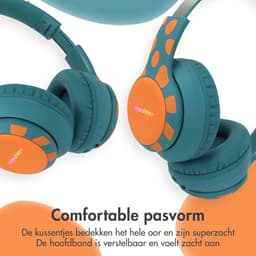 imoshion Kinder Koptelefoon Dino - Bluetooth en Decibelbegrenzer - Draadloze Koptelefoon Kinderen — thumbnail 11
