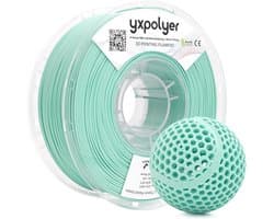 Flexibele PLA Pro 3D Printer Filament 1.75mm - 1kg - Mintgroen voor Airless Ballen