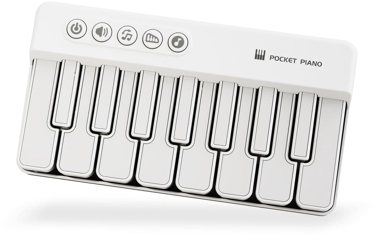 Mini keyboard piano - Piano kind - Speelgoed Voor Kinderen - Educatief Speelgoed -Draagbare zakpiano - Wit — afbeelding 1