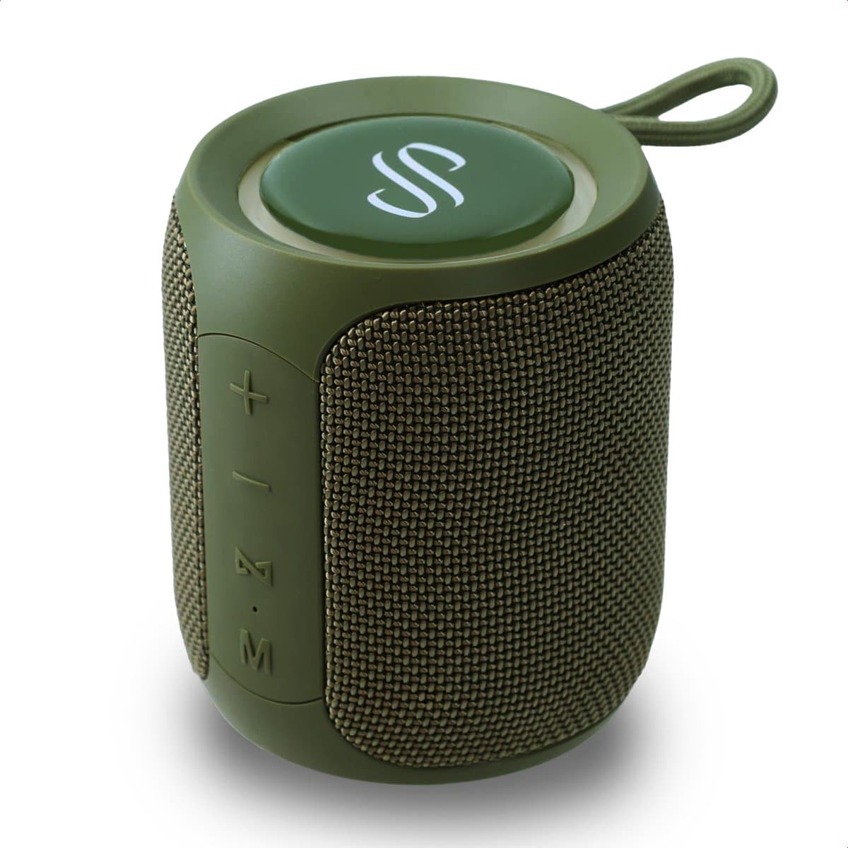 Selencia Bluetooth speaker - Draadloze Party Speaker - Waterdichte Muziek Box - Army Green — afbeelding 1