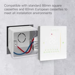 Programmeerbare WiFi verwarmingsthermostaat met draadloze controle via app en spraakassistent — thumbnail 5