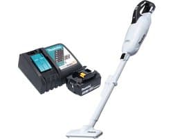Makita DCL 281 FRF1W accu stofzuiger 18 V wit borstelloos + 1x oplaadbare accu 3.0 Ah + lader