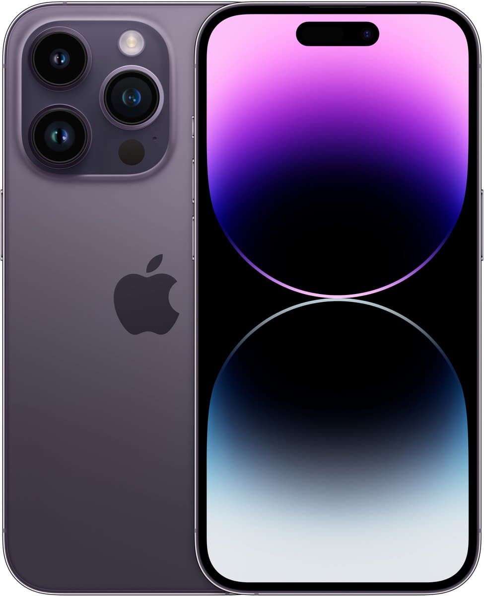 Apple iPhone 14 Pro 15,5 cm (6.1") Dual SIM iOS 16 5G 256 GB Paars — afbeelding 1