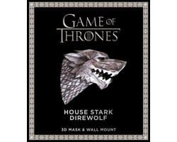 Game of Thrones Mask: House Stark Direwolf (3D Mask & Wall Mount)
