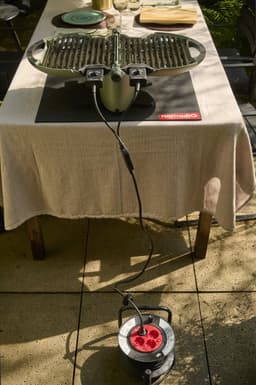 nomadiQ elektrische BBQ - De ultieme lichtgewicht draagbare elektrische BBQ / Grill - Barbecue voor op de camping & vakantie — thumbnail 3