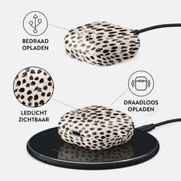 Burga Hoesje geschikt voor Apple AirPods 4 Shockproof Hardcase Hoesje | Burga AirPods Case - Almond Latte | Bruin — thumbnail 5