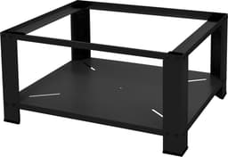 Wasmachine verhoger, Wasmachine Onderstel 63x54x32 cm met planchet in zwart ML design — thumbnail 1