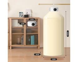 DD® Mini Droger - Mini Wasmachine - Mini Wasdroger - 25x50x105cm - Beige