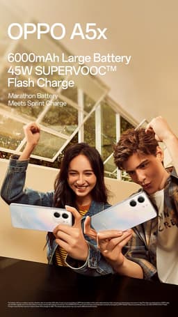 OPPO A5x 4G - 128GB - Wit — thumbnail 4
