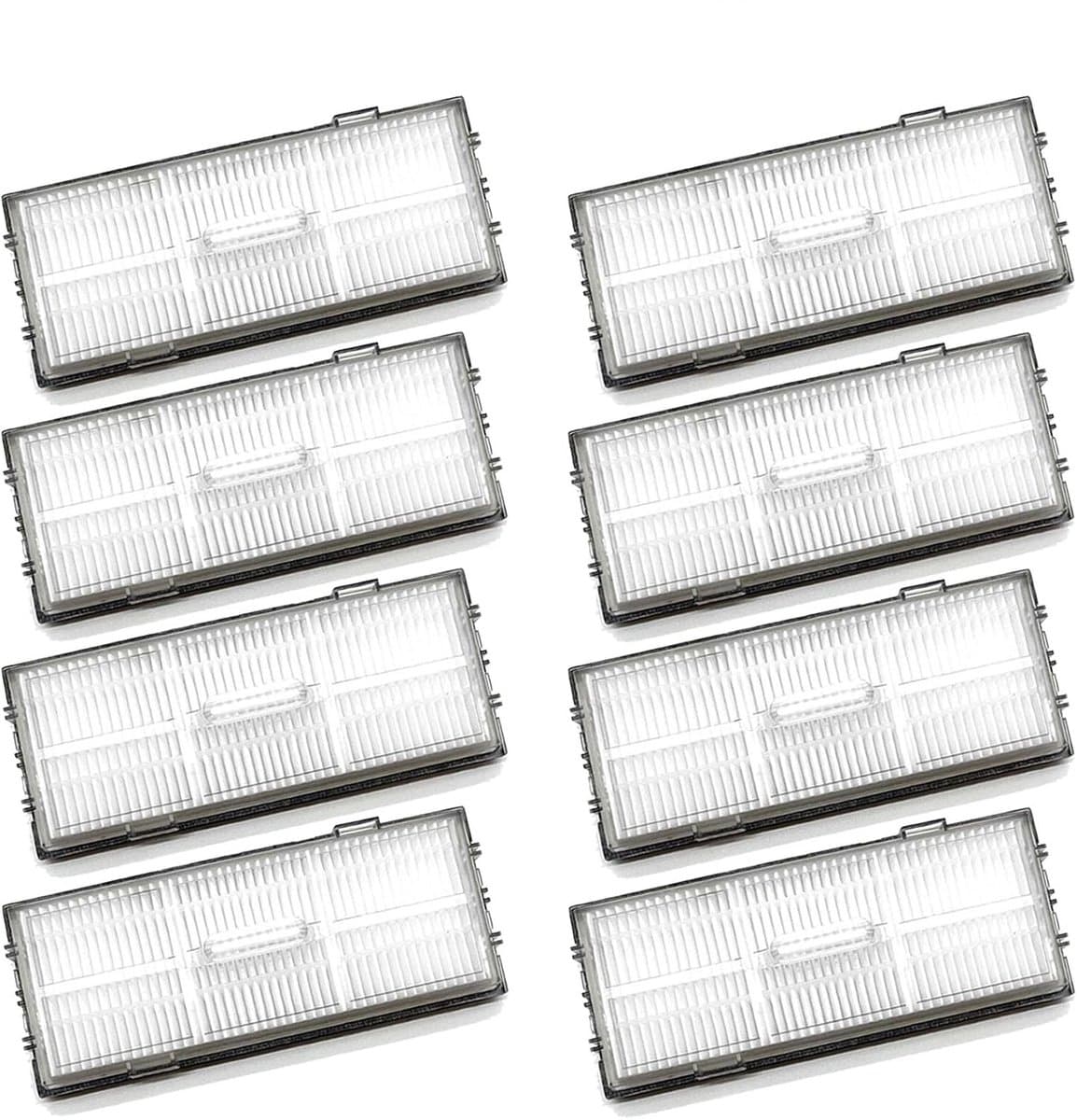 Vervangend filter geschikt voor Roborock S7 S7+ S7 Max Ultra S8 Pro Ultra S8+ S8 S7 MaxV S7 MaxV Plus T7S T7 plus T7S plus robotstofzuiger, wasbaar - harde vloerfilter, 8 stuks — afbeelding 1
